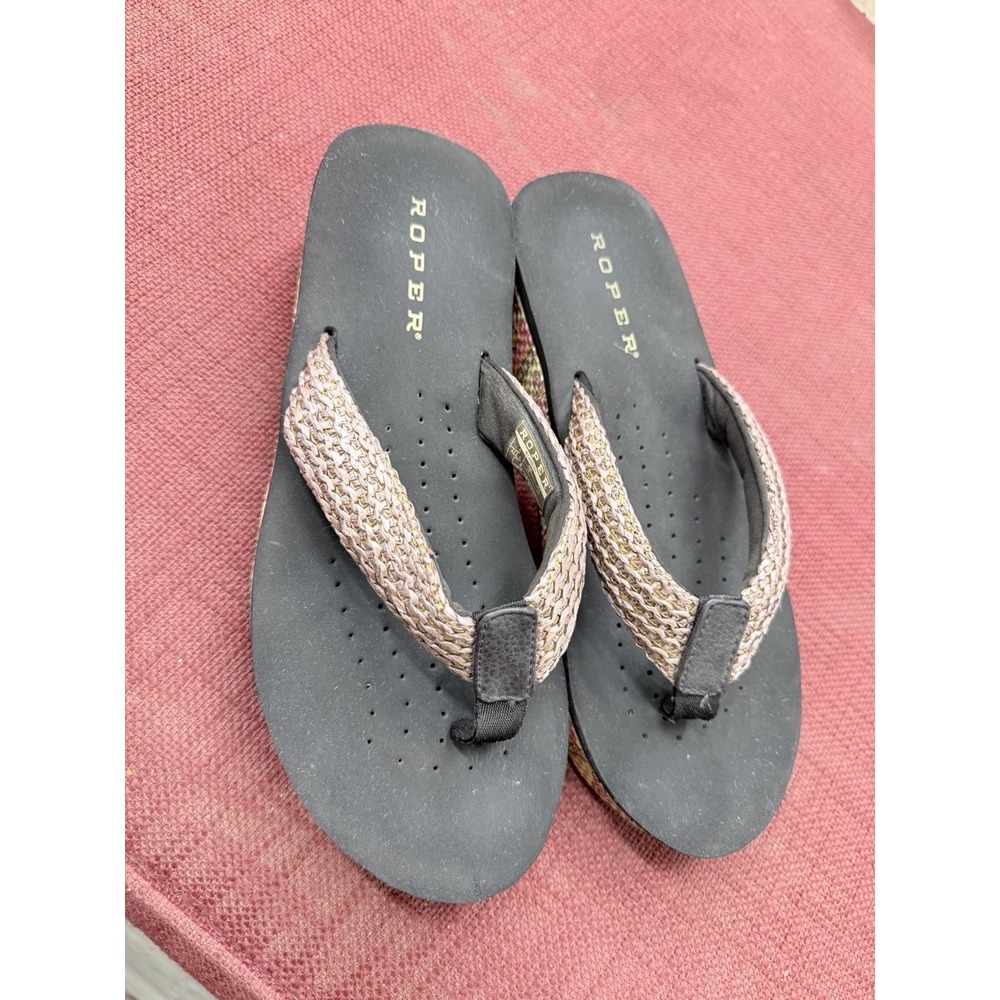 Roper Wave Low Wedge Sandals Size‎ 7